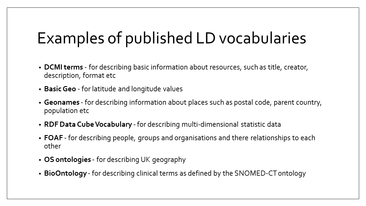 Slide 11 - the CSV data as RDF triples