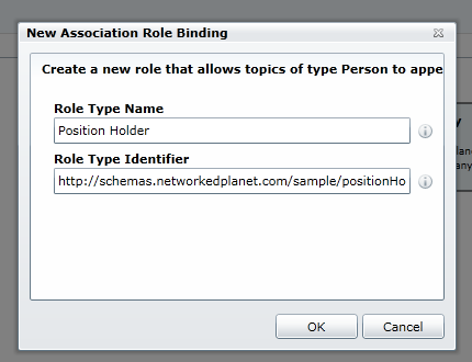 The Role Binding Dialog