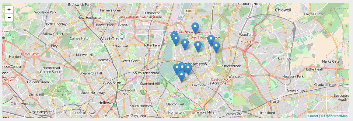 London allotments in Walthamstow